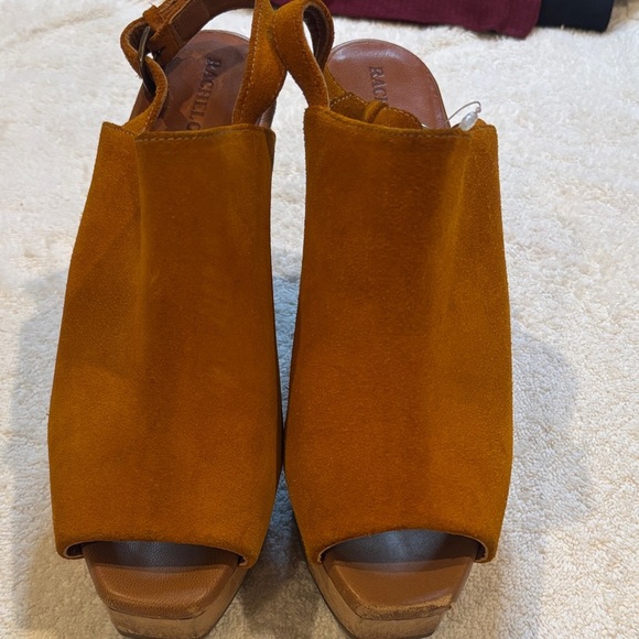 Rachel Comey Women's Ochre Peep Toe Mules - Picture 2 of 7